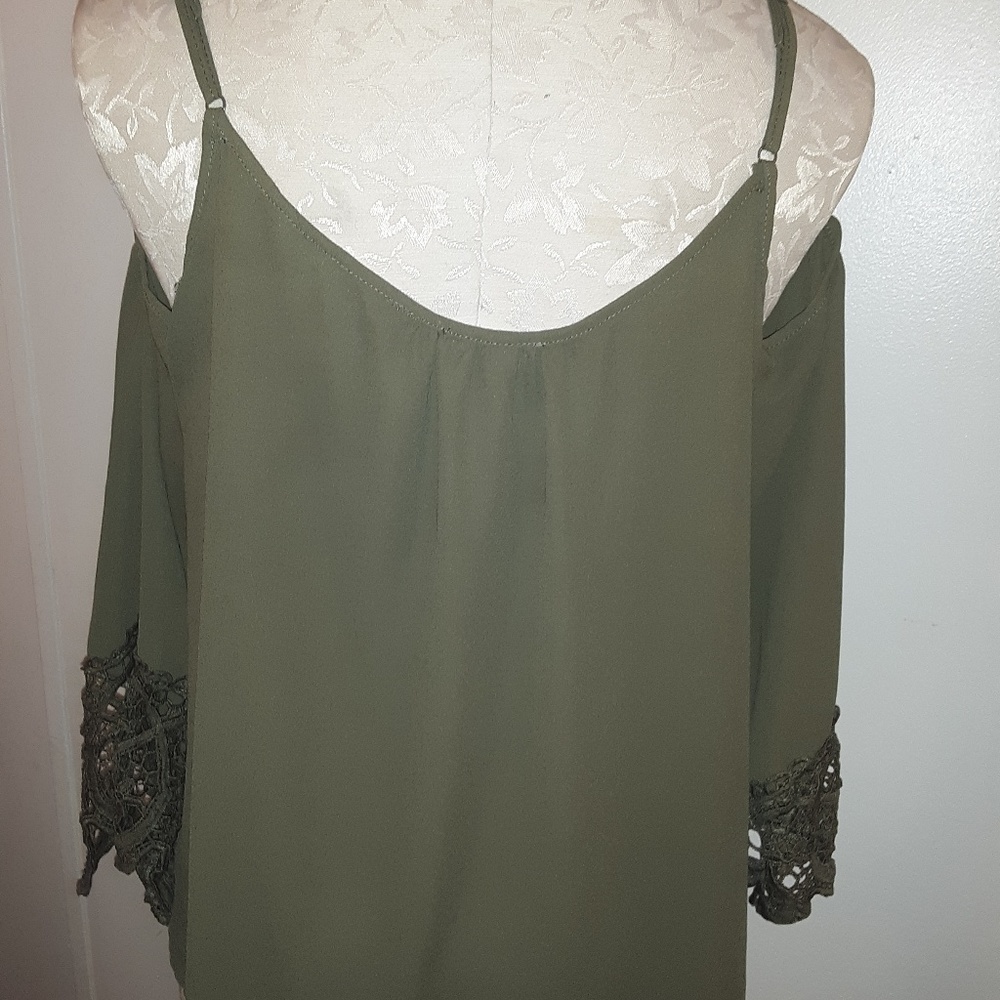 Love J Olive Green Stylist Shirt - Picture 2 of 3